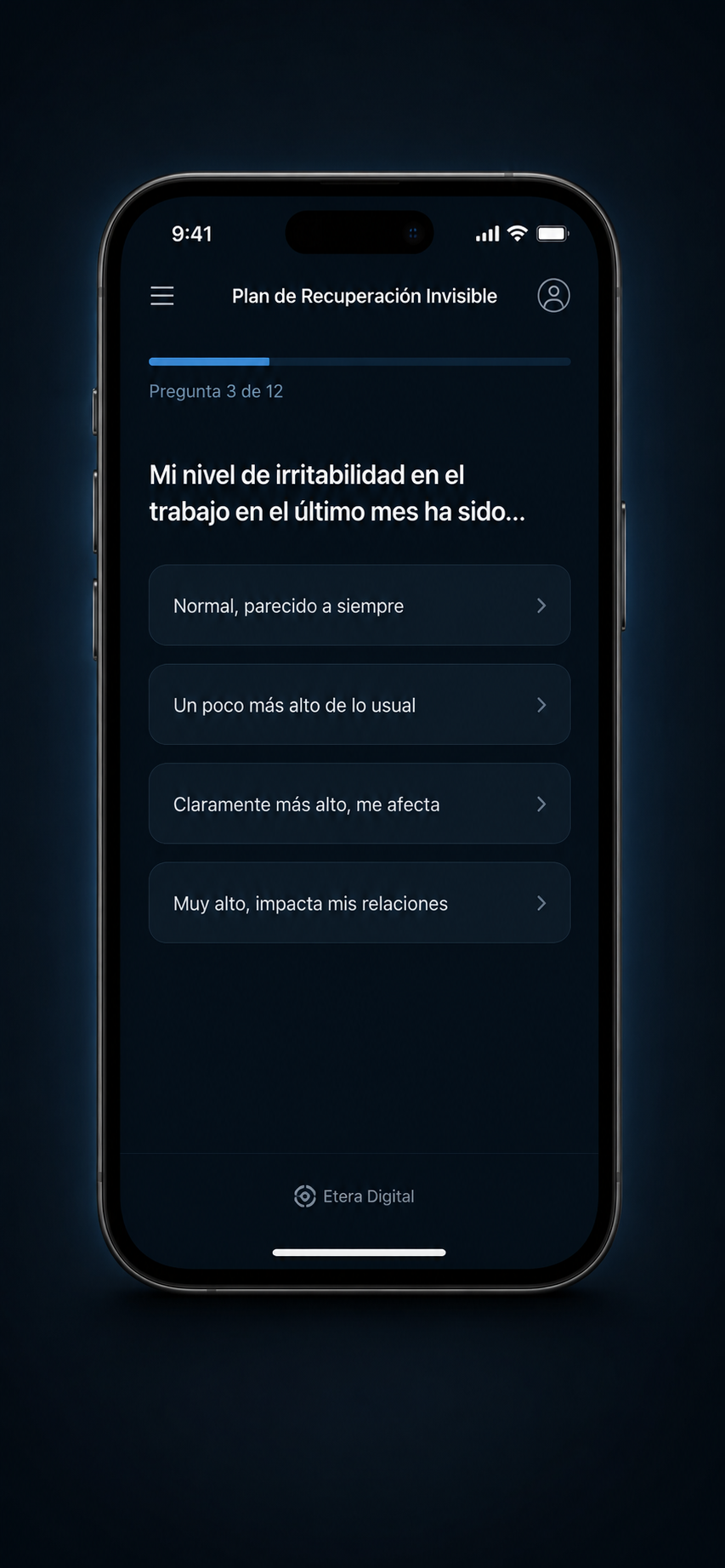 Plan de Recuperación Invisible — app